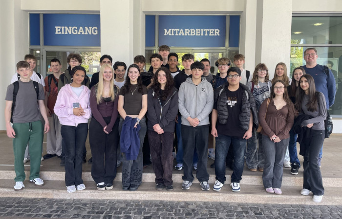 Die Klasse R9a zu Besuch beim HR